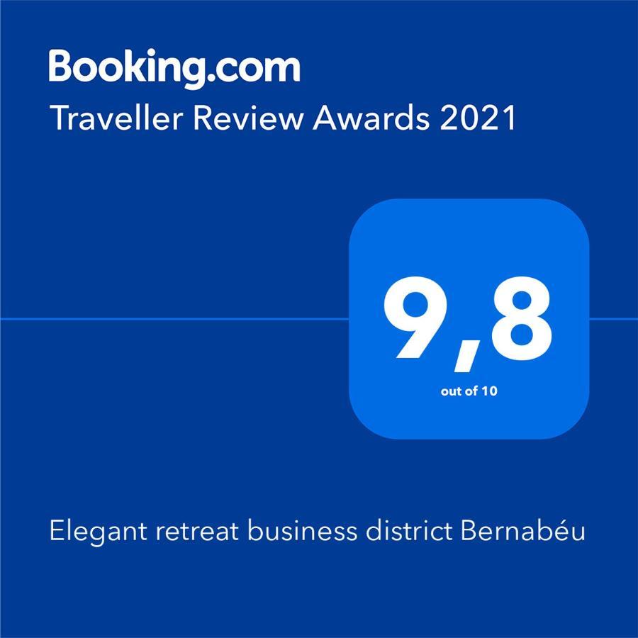 Elegant Retreat Business District Bernabeu Apartment Madrid Bagian luar foto