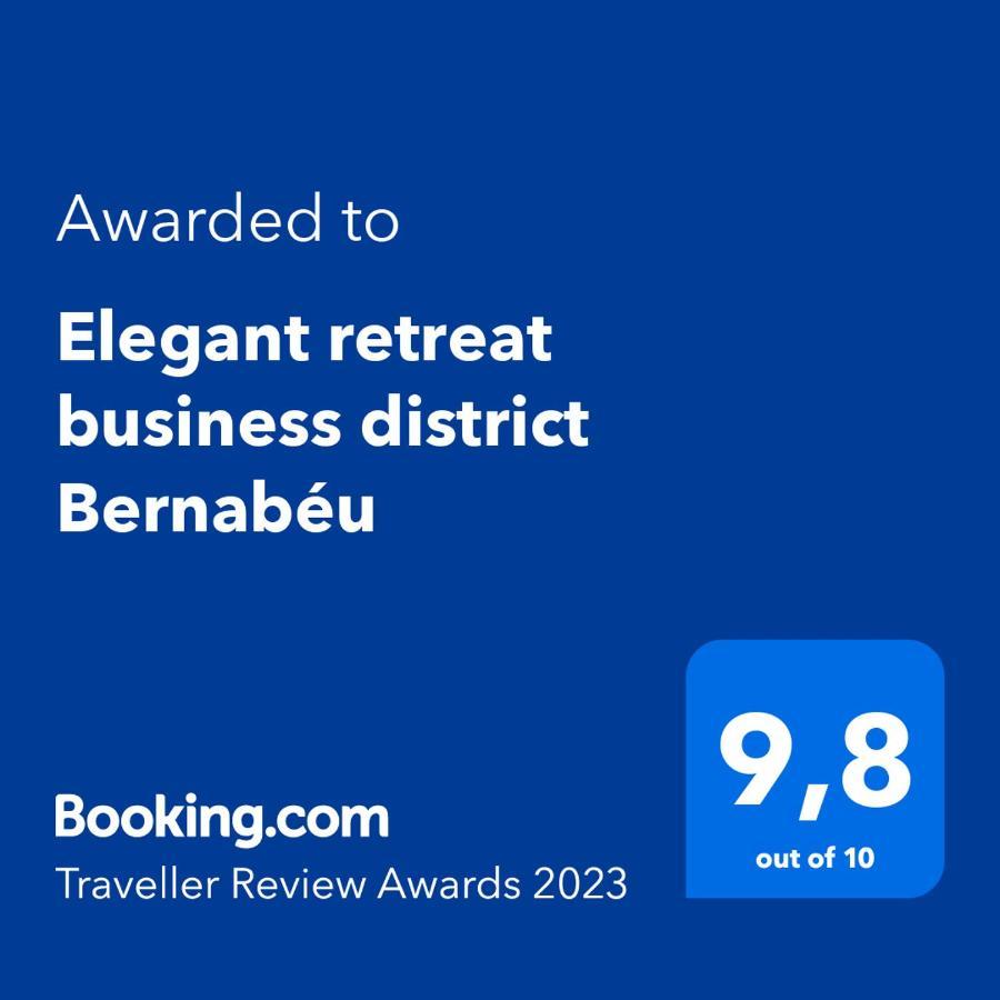 Elegant Retreat Business District Bernabeu Apartment Madrid Bagian luar foto